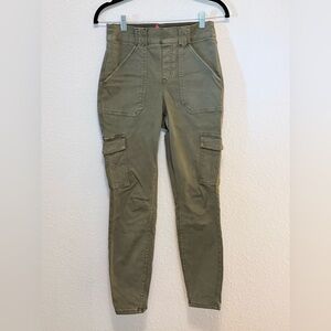 Spanx Stretch Twill Cargo Pant Olive Medium